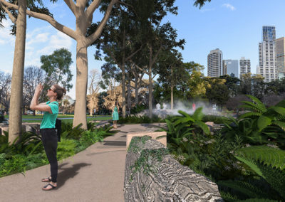 Victoria Emergency Services memorial design render by Scenery